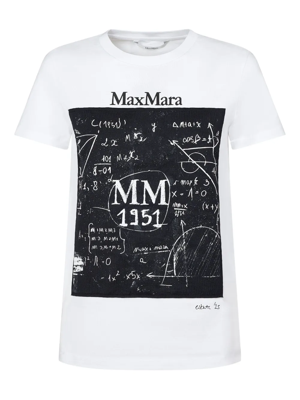 Max Mara graphic-print T-shirt | White | Image 1