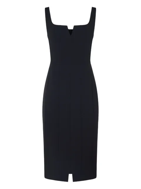 Max Mara Etrutia squared-neck fitted dress