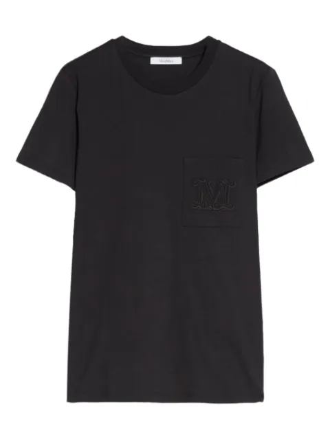 Max Mara embroidered-logo T-shirt