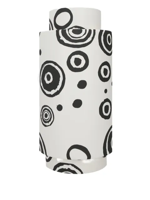 10 CORSO COMO x Bitossi Ceramiche Vaso in ceramica con stampa cerchi