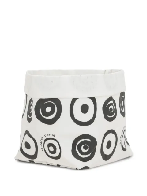 10 CORSO COMO circle-print paper basket (10cm x 10cm)
