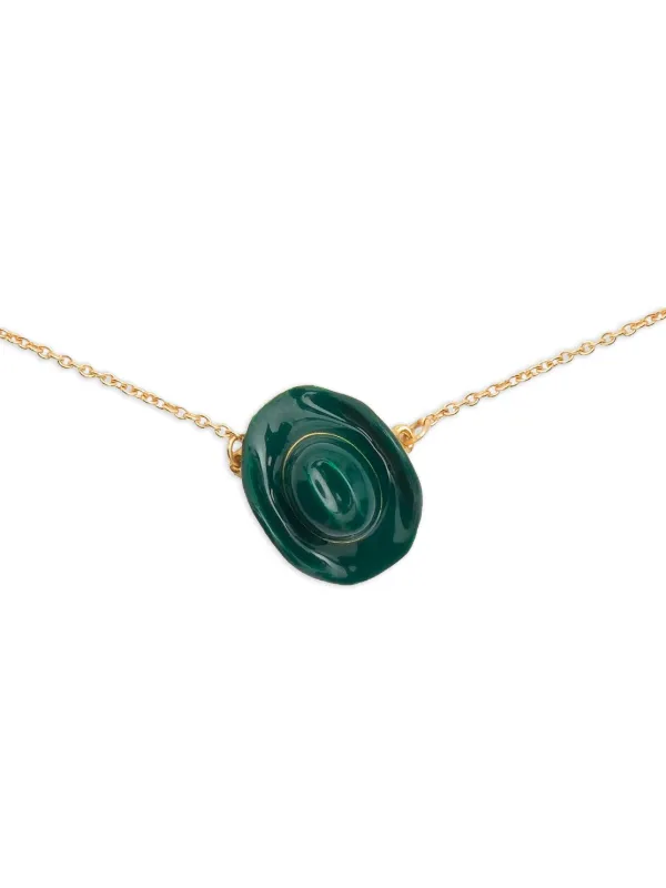 Aliita 9K yellow-gold Cowboy Hat Necklace | Gold | FARFETCH GE