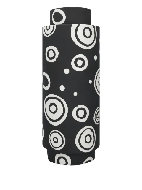 10 CORSO COMO circle-pattern spool vase (41cm x 17cm)