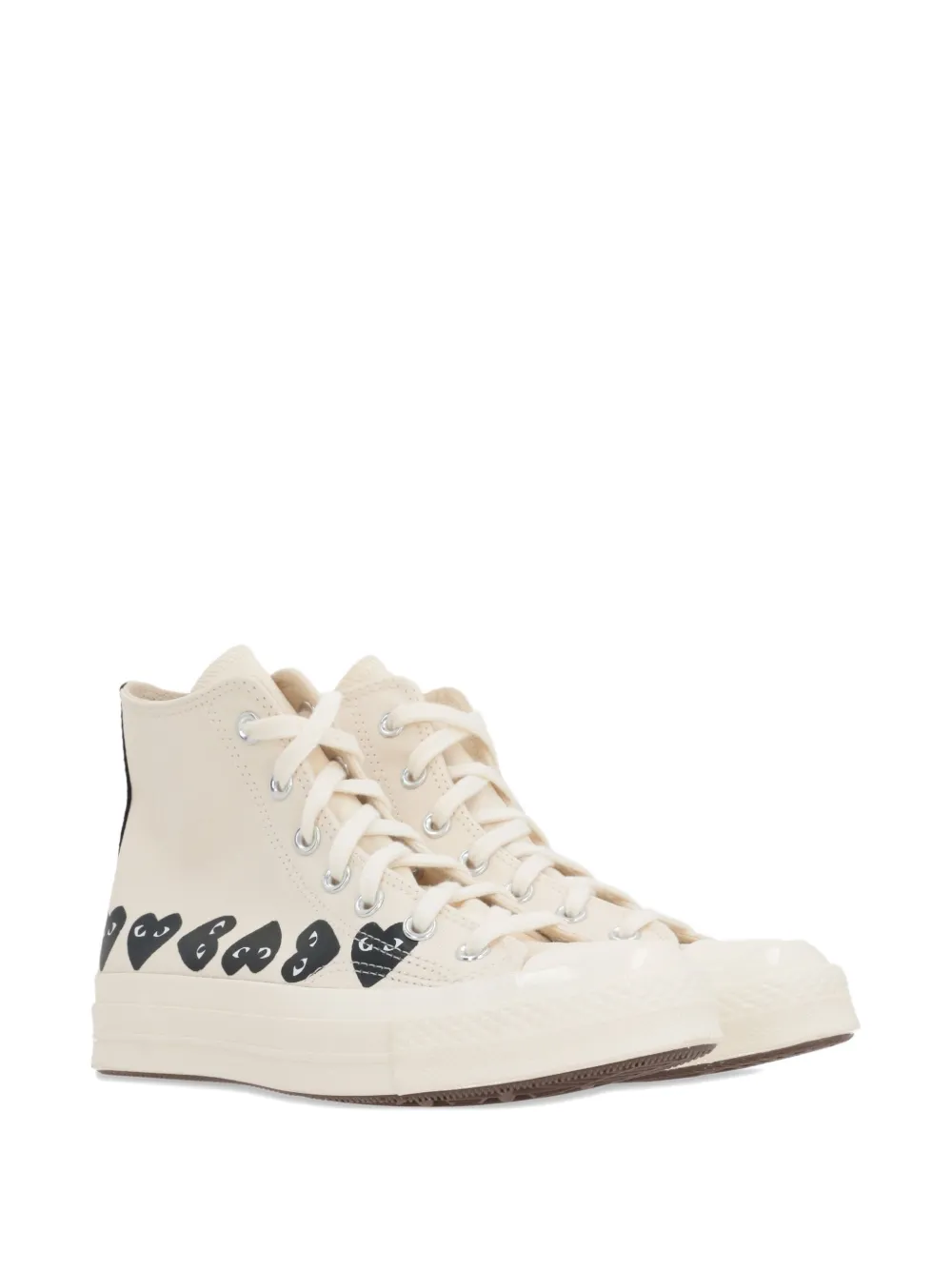 Comme Des Garçons Play x Converse Chuck 70 Multi Heart hi-top sneakers Neutrals