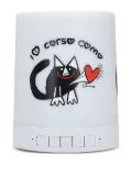 10 CORSO COMO Blackie cat-print bluetooth speaker - White