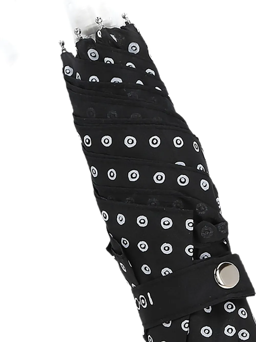 10 CORSO COMO paraplu met polka dots Zwart