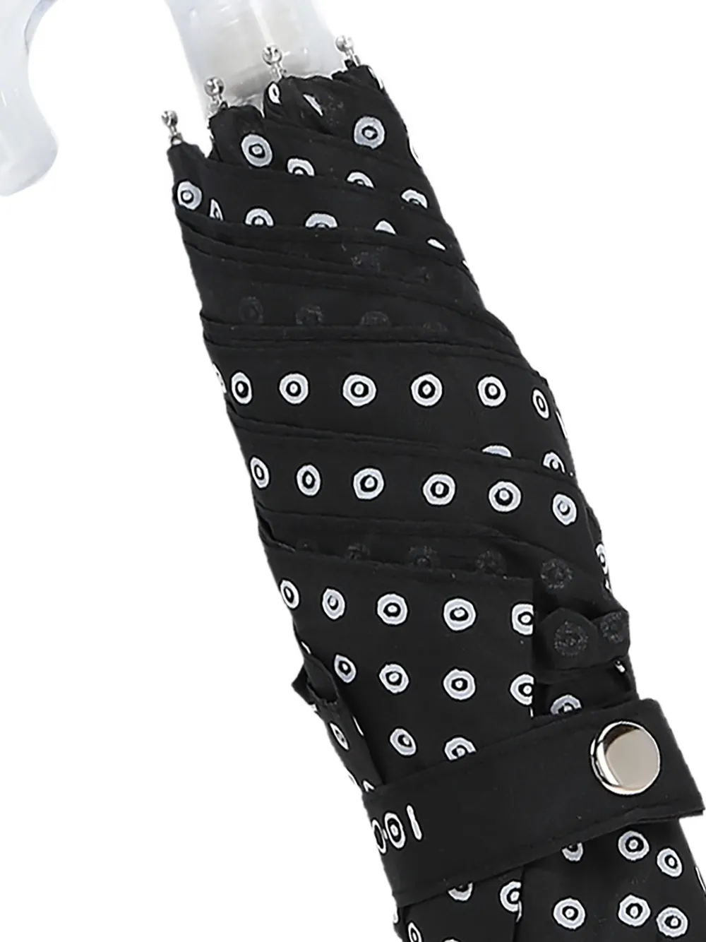 10 CORSO COMO paraplu met polka dots Zwart