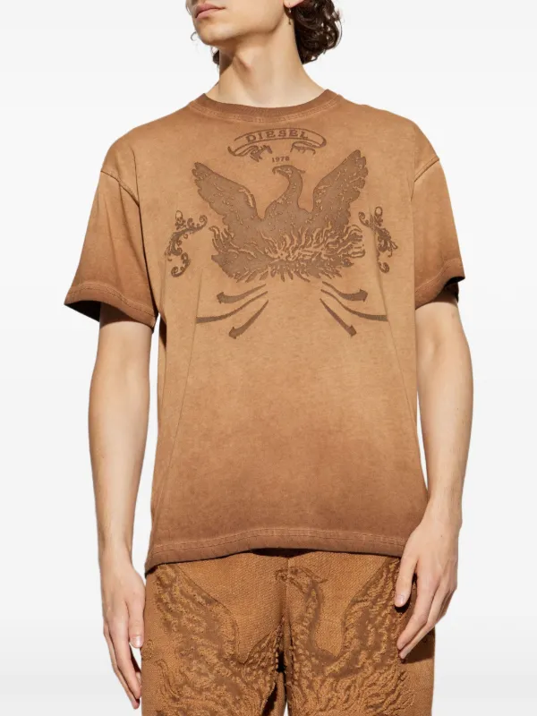 Diesel T-Norm-T9 Tシャツ | ニュートラル | FARFETCH JP