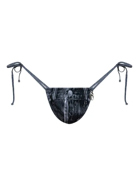 Diesel bikini Jodie con estampado de mezclilla