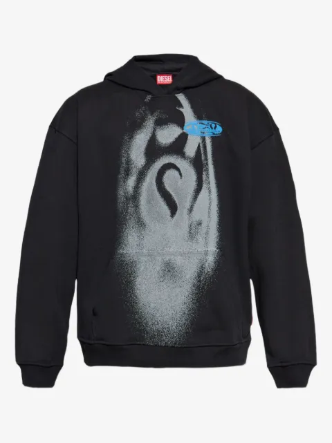 Diesel hoodie con estampado gráfico
