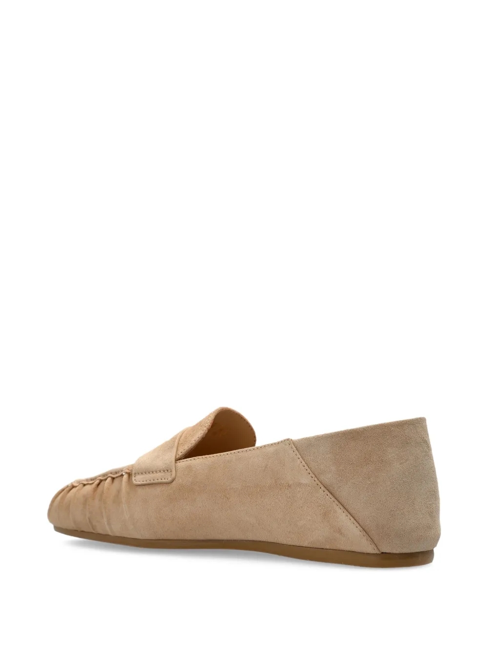Stuart Weitzman Brooks suede loafers Neutrals
