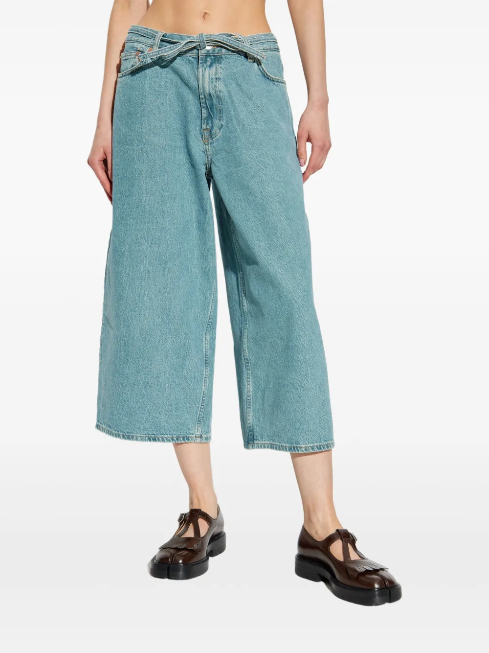 SAMSOE Saharper jeans met wijde pijpen Blauw