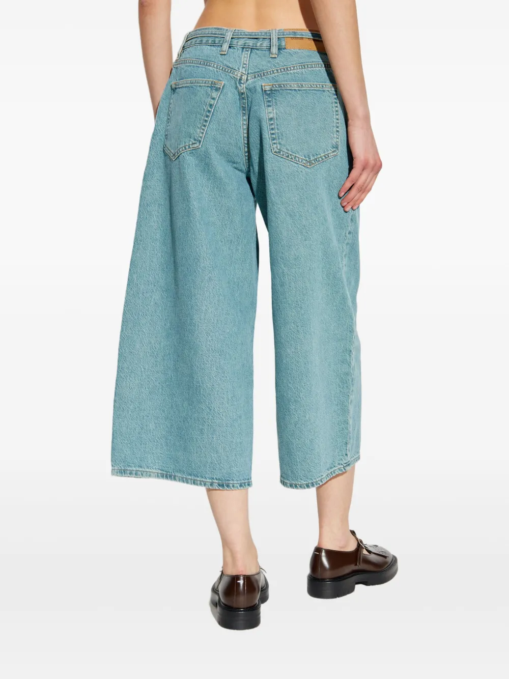SAMSOE Saharper jeans met wijde pijpen Blauw