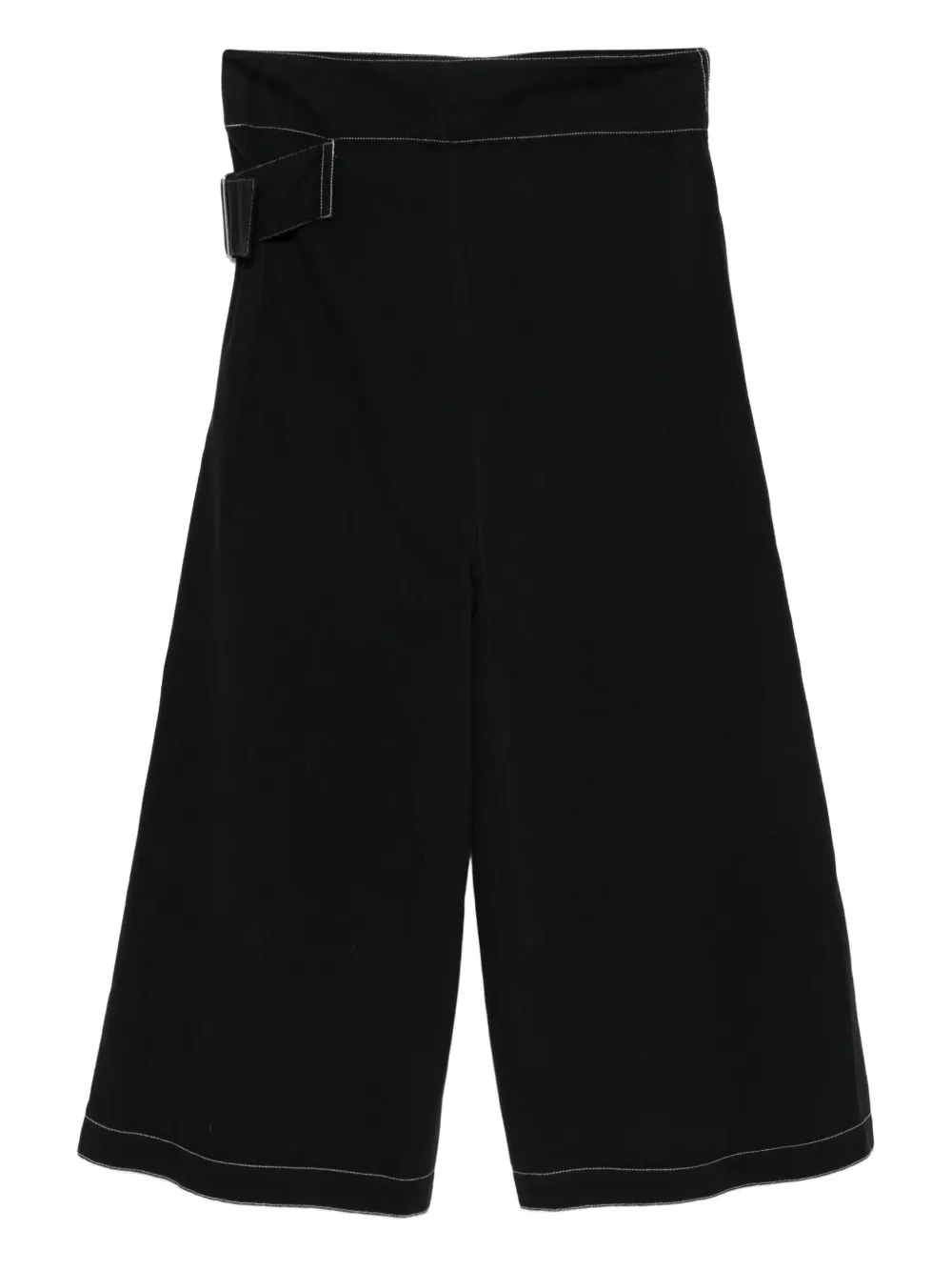 Yohji Yamamoto Pre-Owned 2000s buckled high-waisted trousers | Image 2