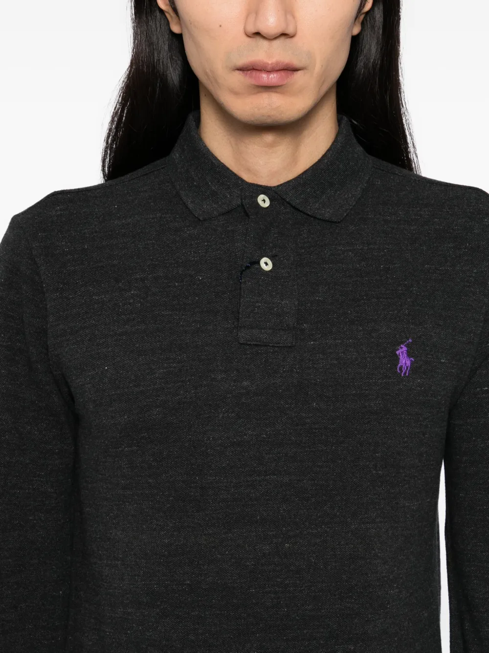 Polo Ralph Lauren Poloshirt met mesh Grijs