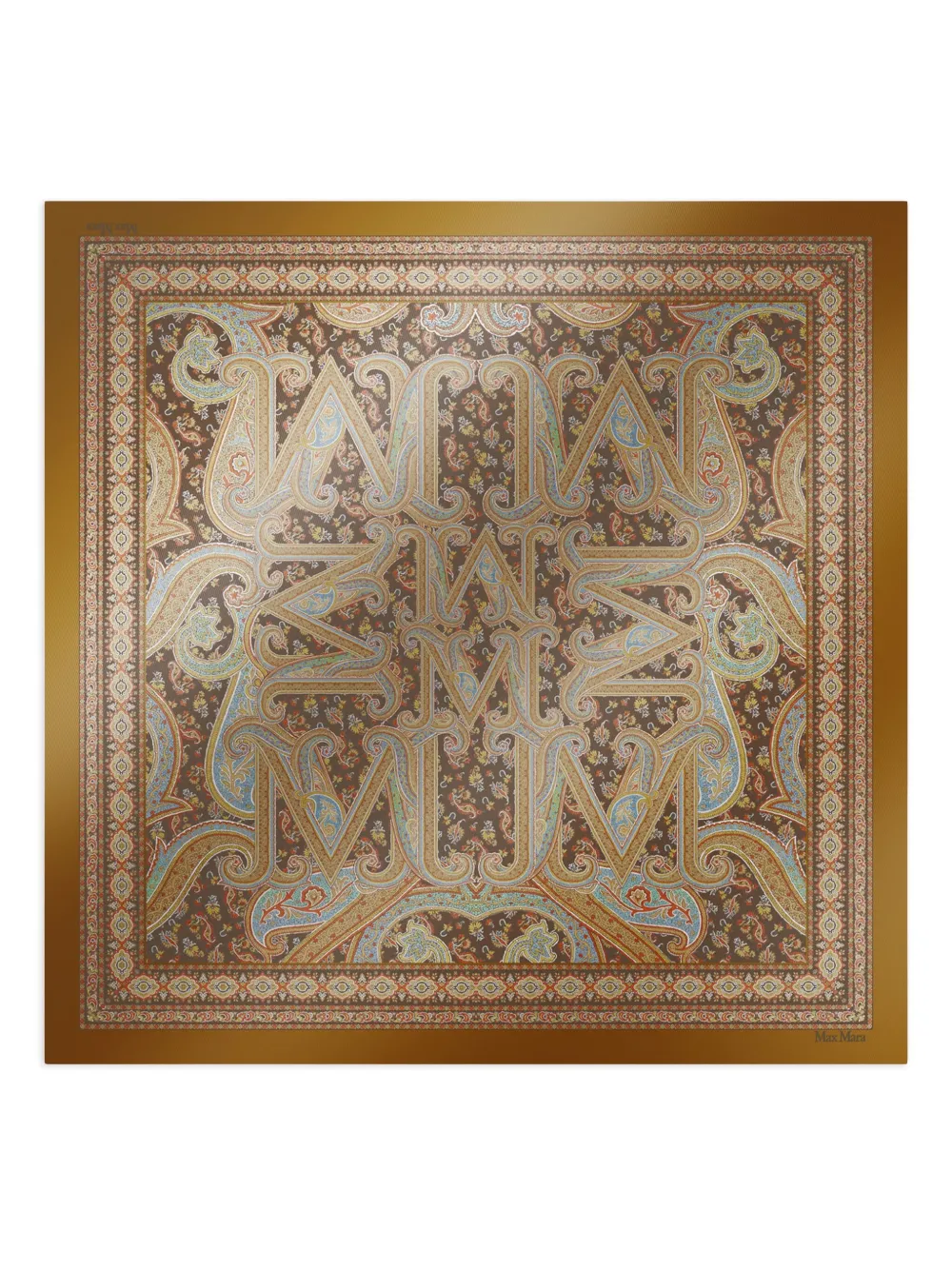 paisley-pattern scarf