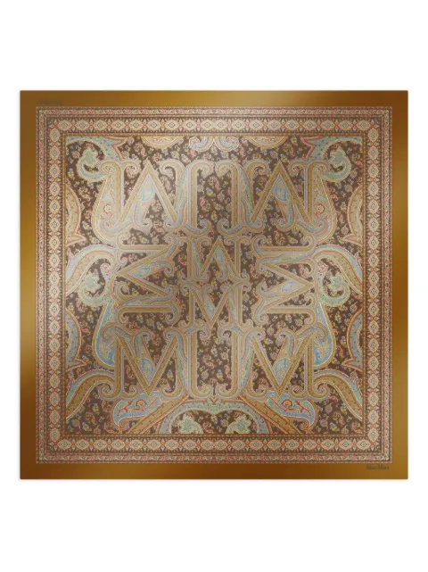 Max Mara paisley-pattern scarf