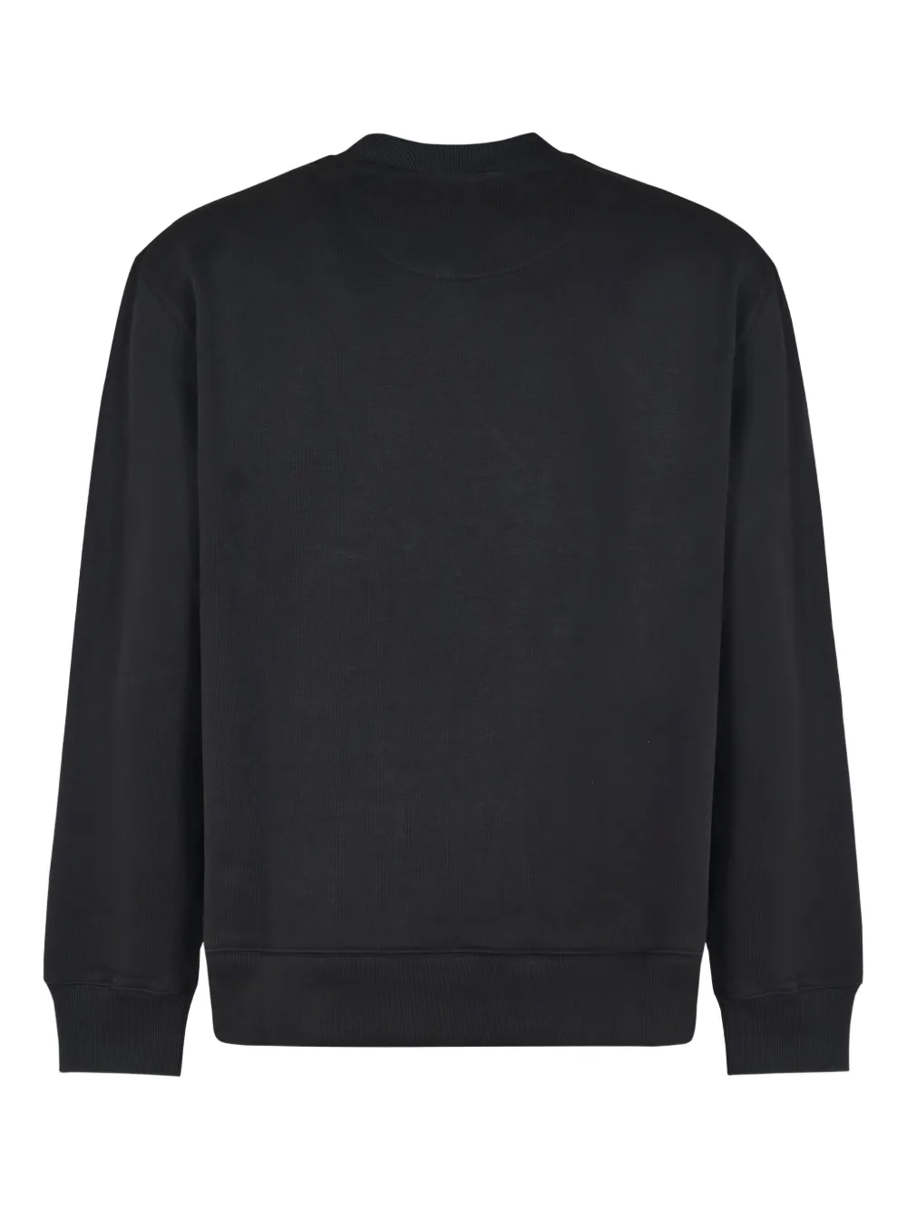 MSGM embroidered-signature sweatshirt - Zwart