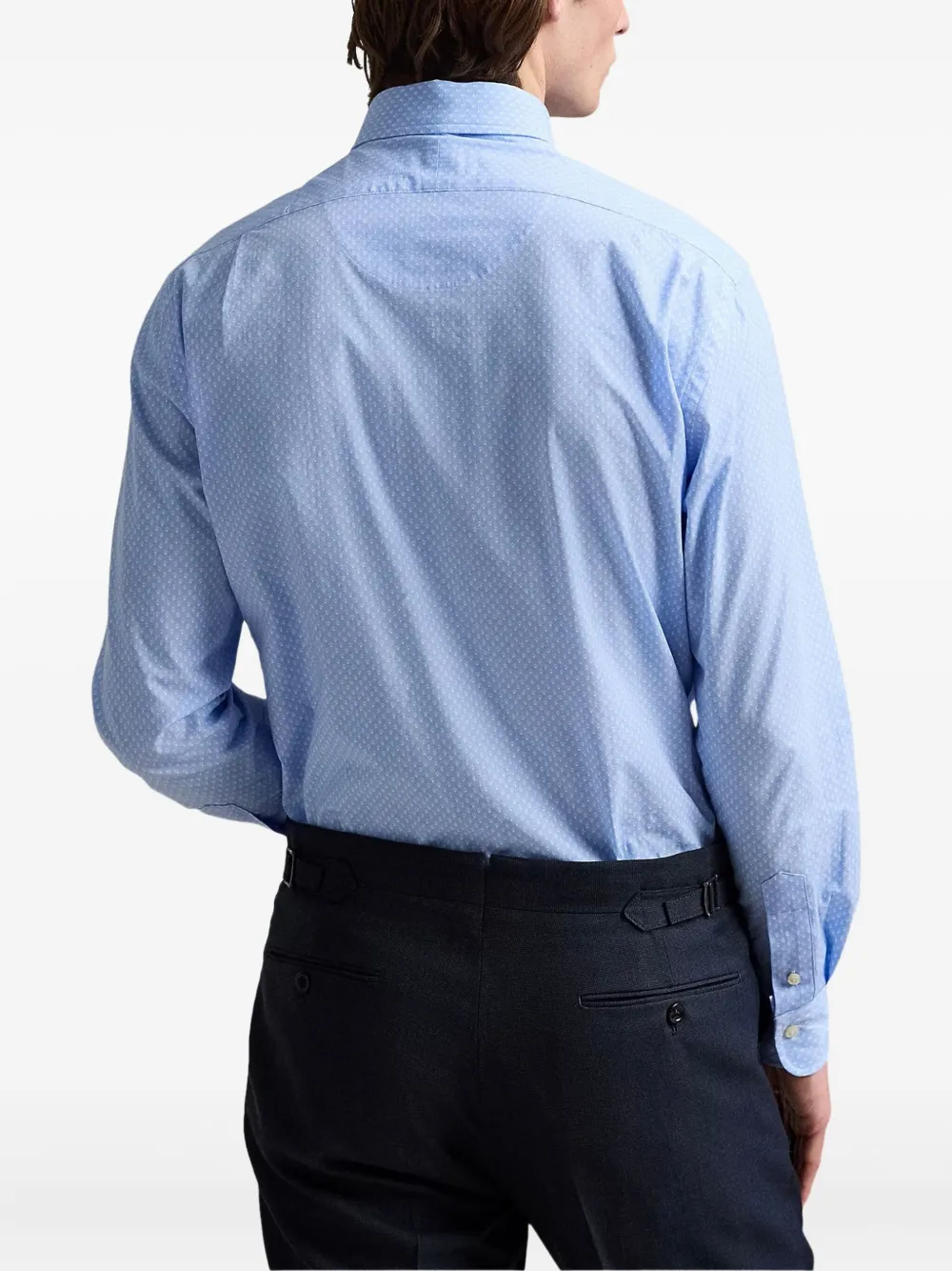 Polo Ralph Lauren geometric-print shirt - Blauw