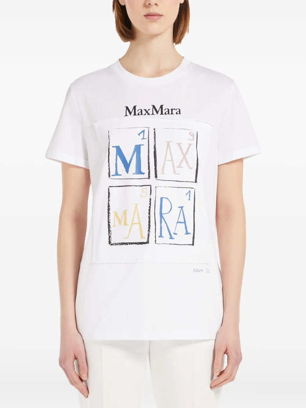 Max Mara playera con logo estampado | Playeras y jerséis | Image 2