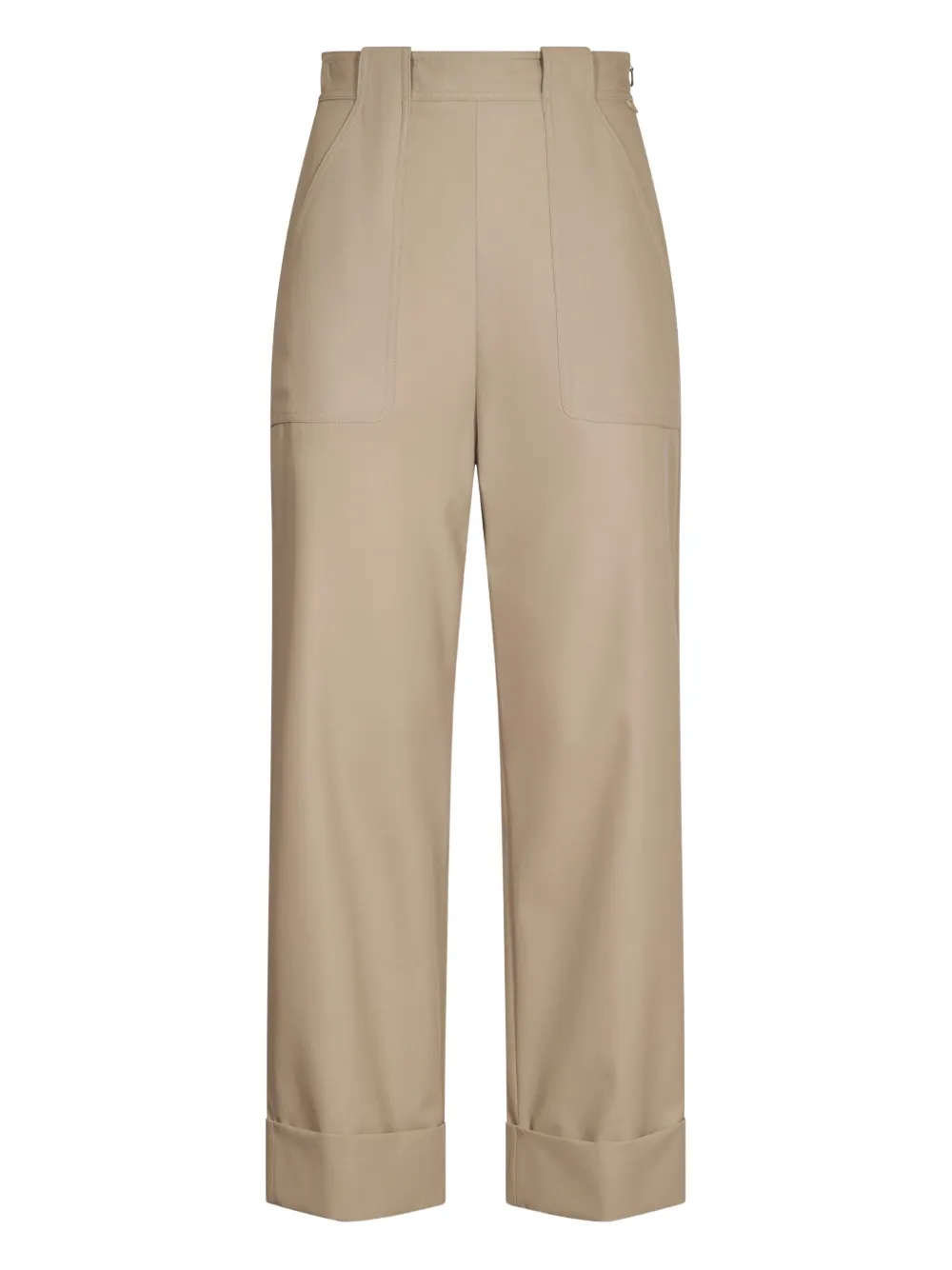 Max Mara pleated cuffed trousers Bruin