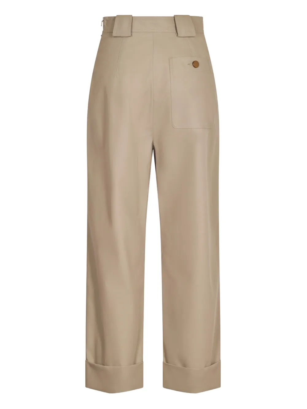 Max Mara pleated cuffed trousers - Bruin