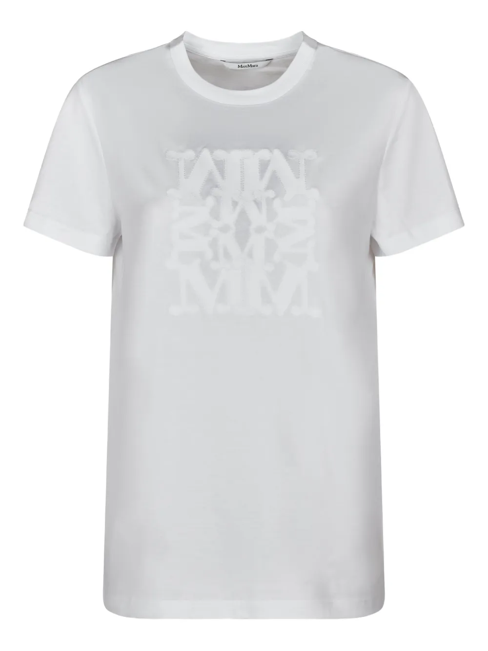 Max Mara ロゴ Tシャツ - ホワイト Max Mara ロゴ Tシャツ - ホワイト