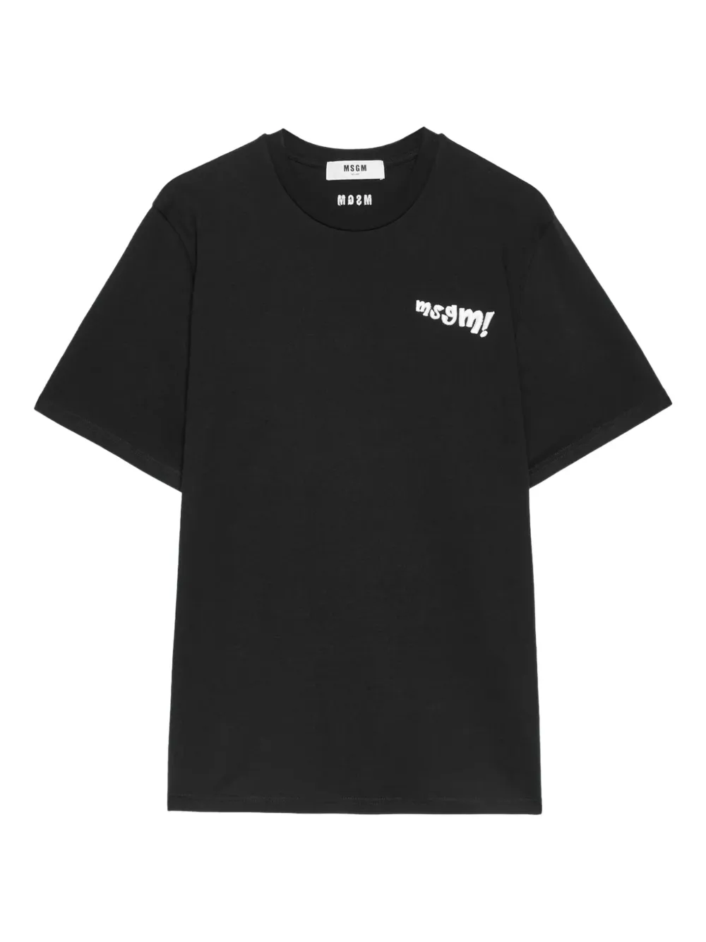 MSGM logo-print T-shirt | Black | Image 1