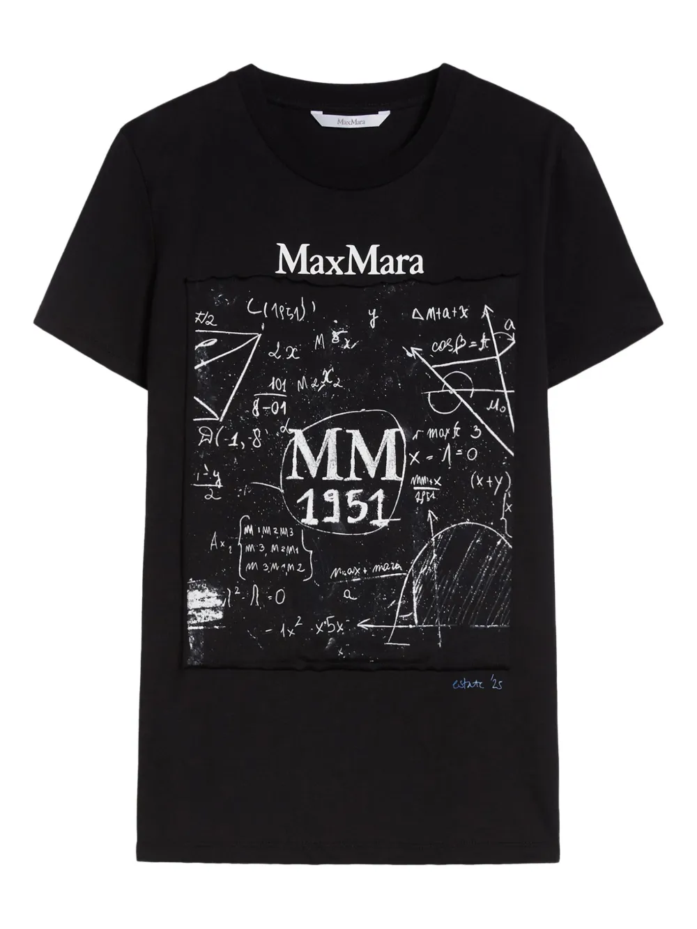 Max Mara Colibri T-shirt met print Zwart