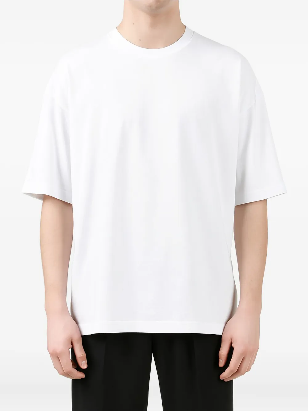 Roberto Collina Katoenen T-shirt met korte mouwen - Wit