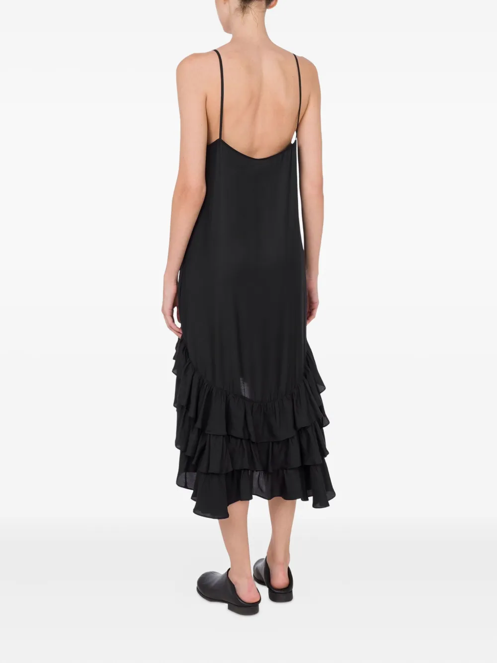 Moschino Onderjurk met ruches Zwart