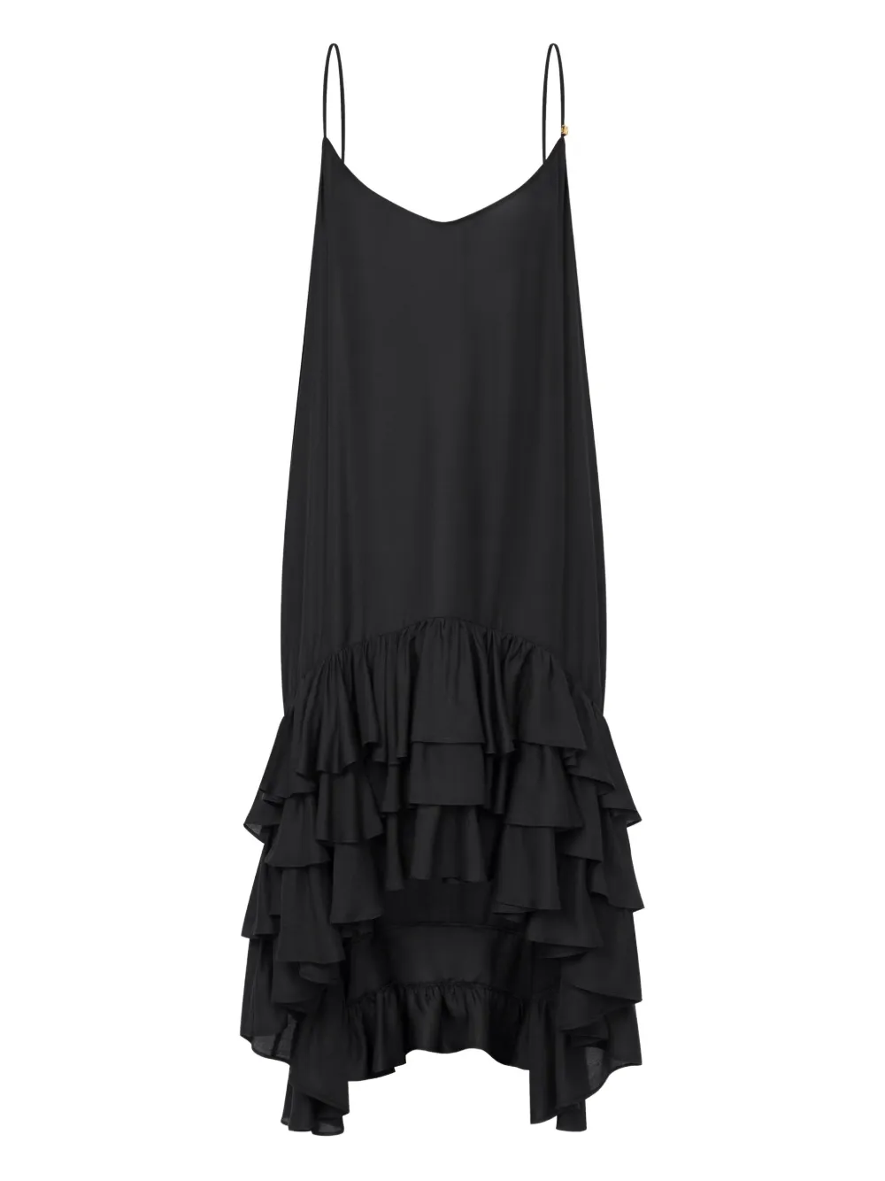 Moschino Onderjurk met ruches Zwart
