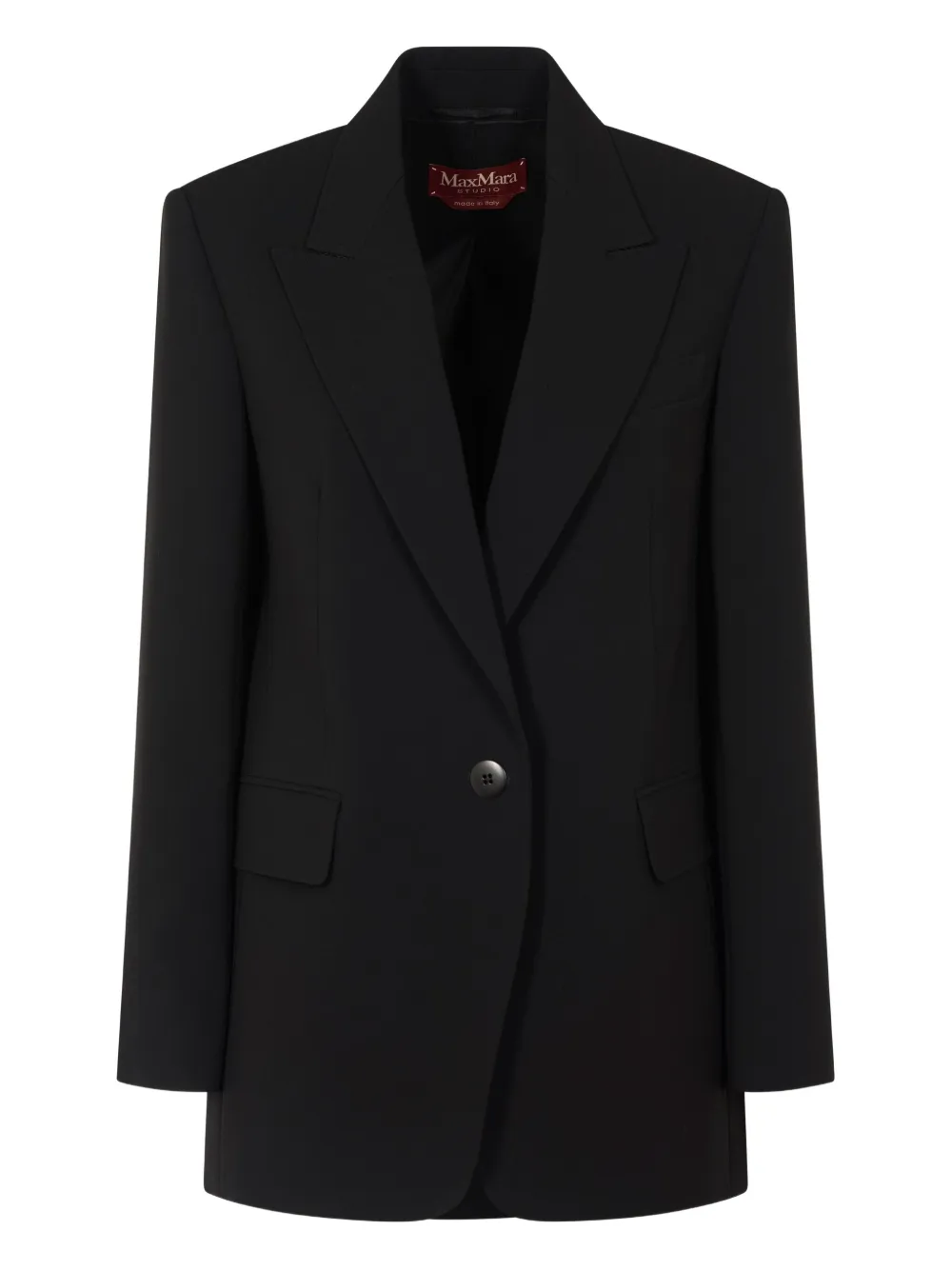 Max Mara single-button tailored blazer | negro | Image 1