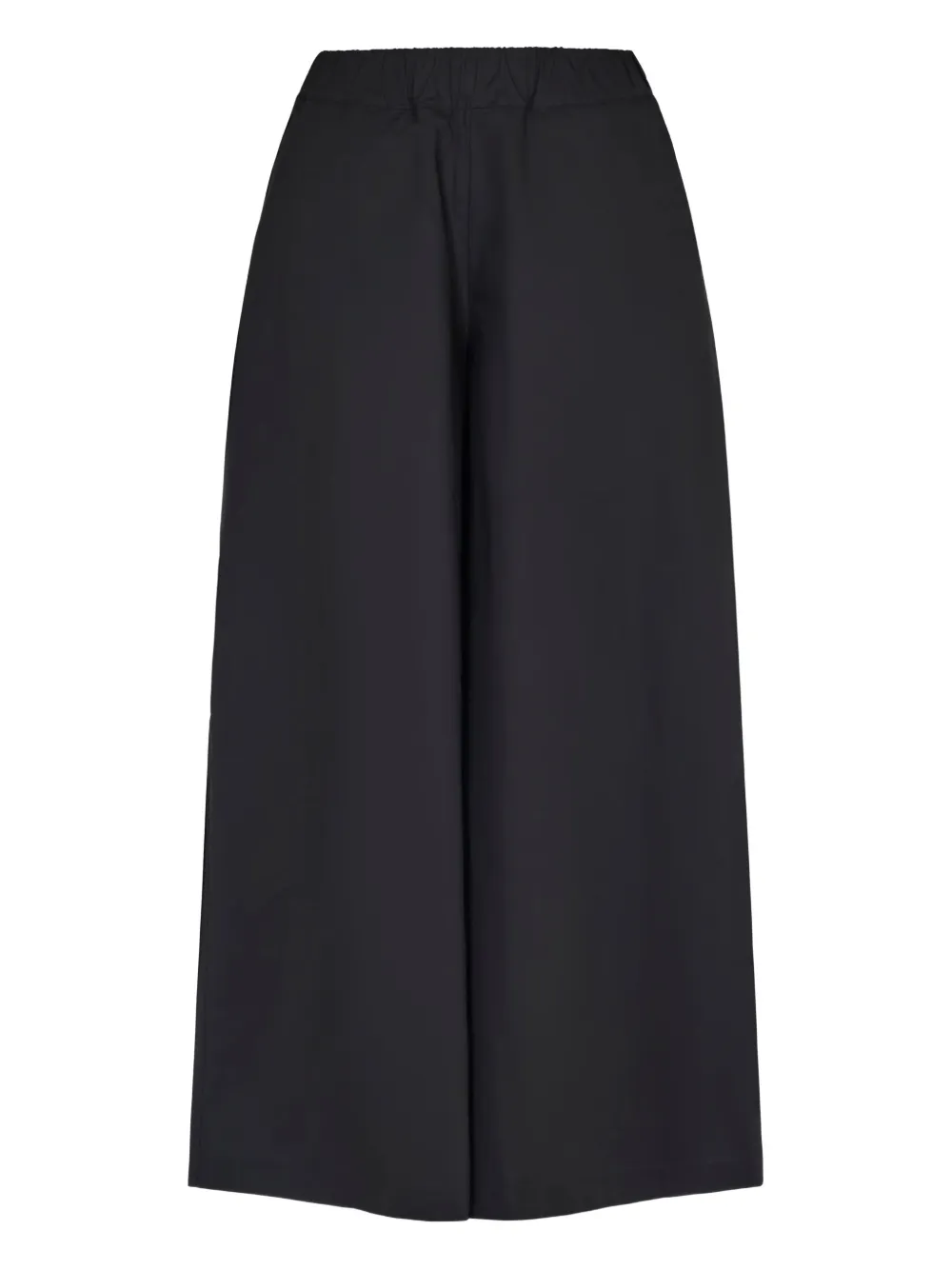 wide-leg cropped trousers