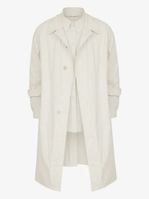 Maison Margiela Trench con colletto a punta