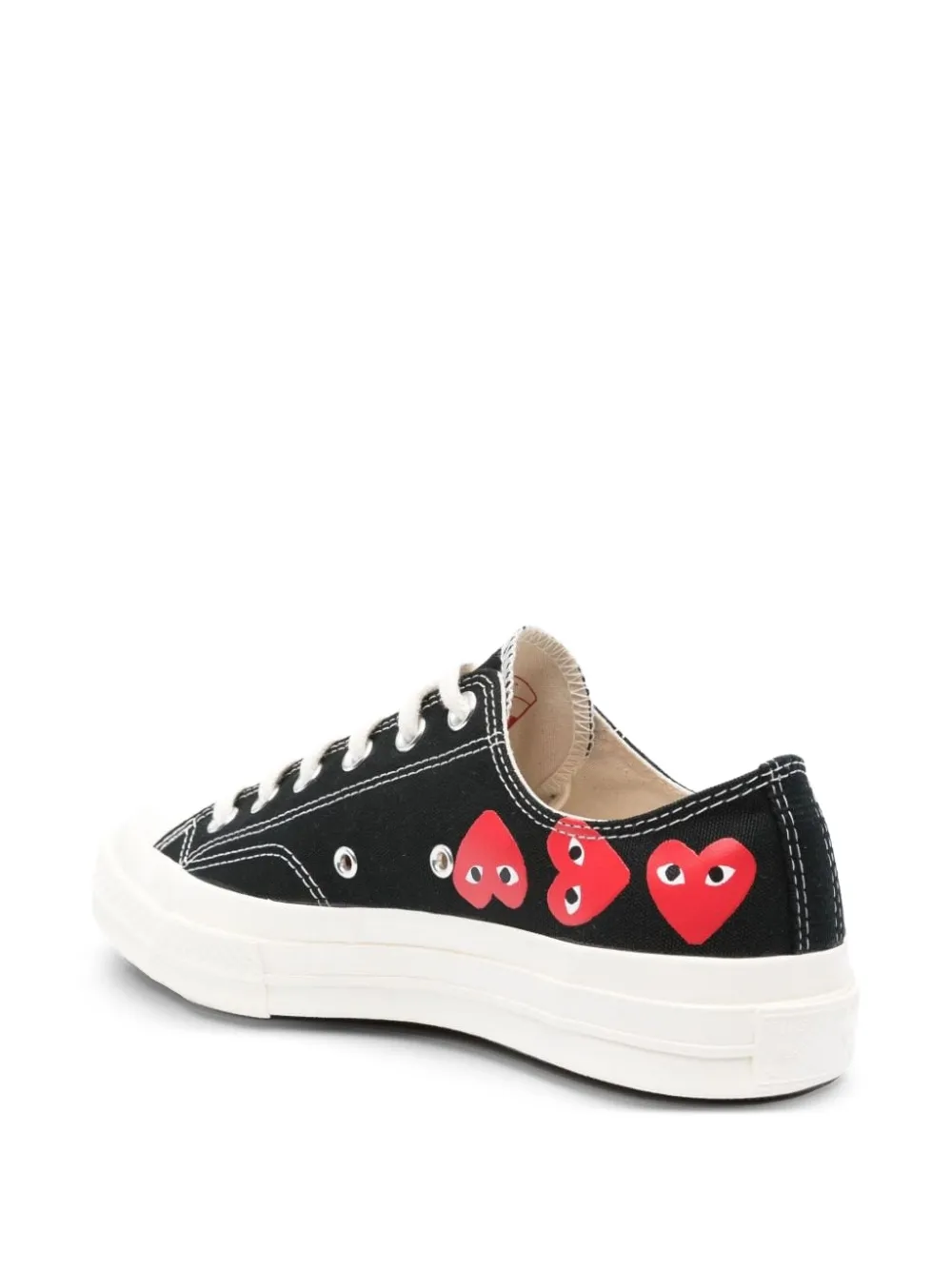 Comme Des Garçons Play x Converse Chuck 70 canvas sneakers Zwart