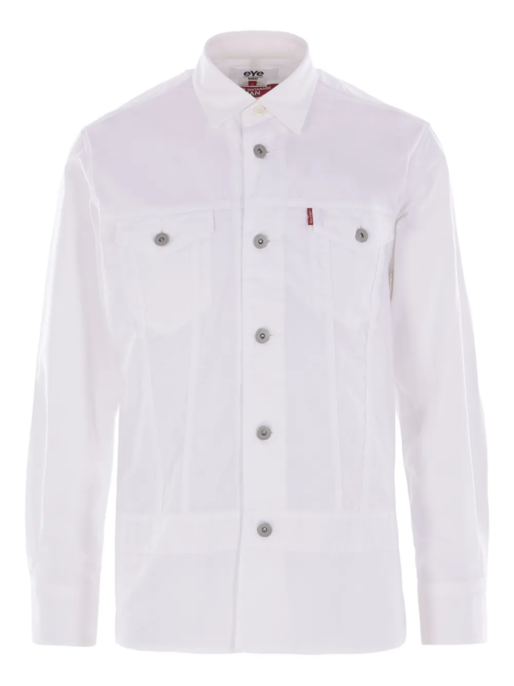 Junya Watanabe MAN x Levi's flap-pocket cotton shirt Wit