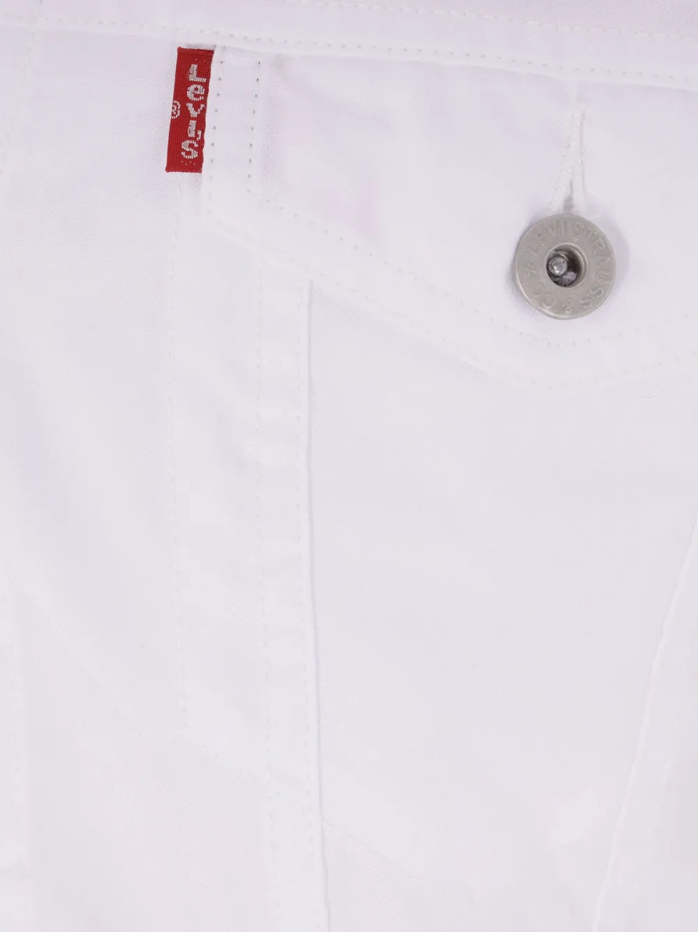 Junya Watanabe MAN x Levi's flap-pocket cotton shirt Wit
