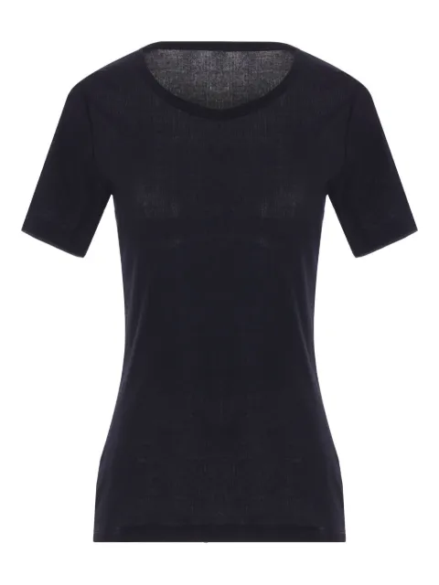 Yohji Yamamoto ribbed crew-neck T-shirt