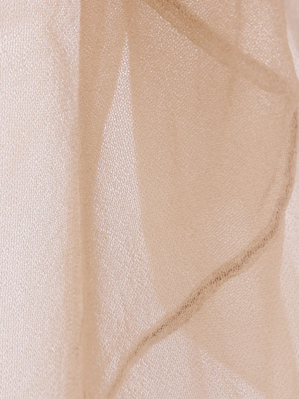 Uma Wang Gebreide top met lange mouwen Beige