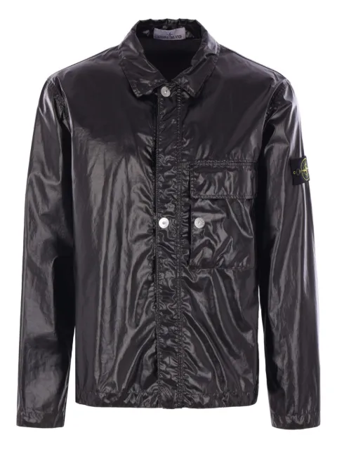 Stone Island snap-button patch-pocket jacket