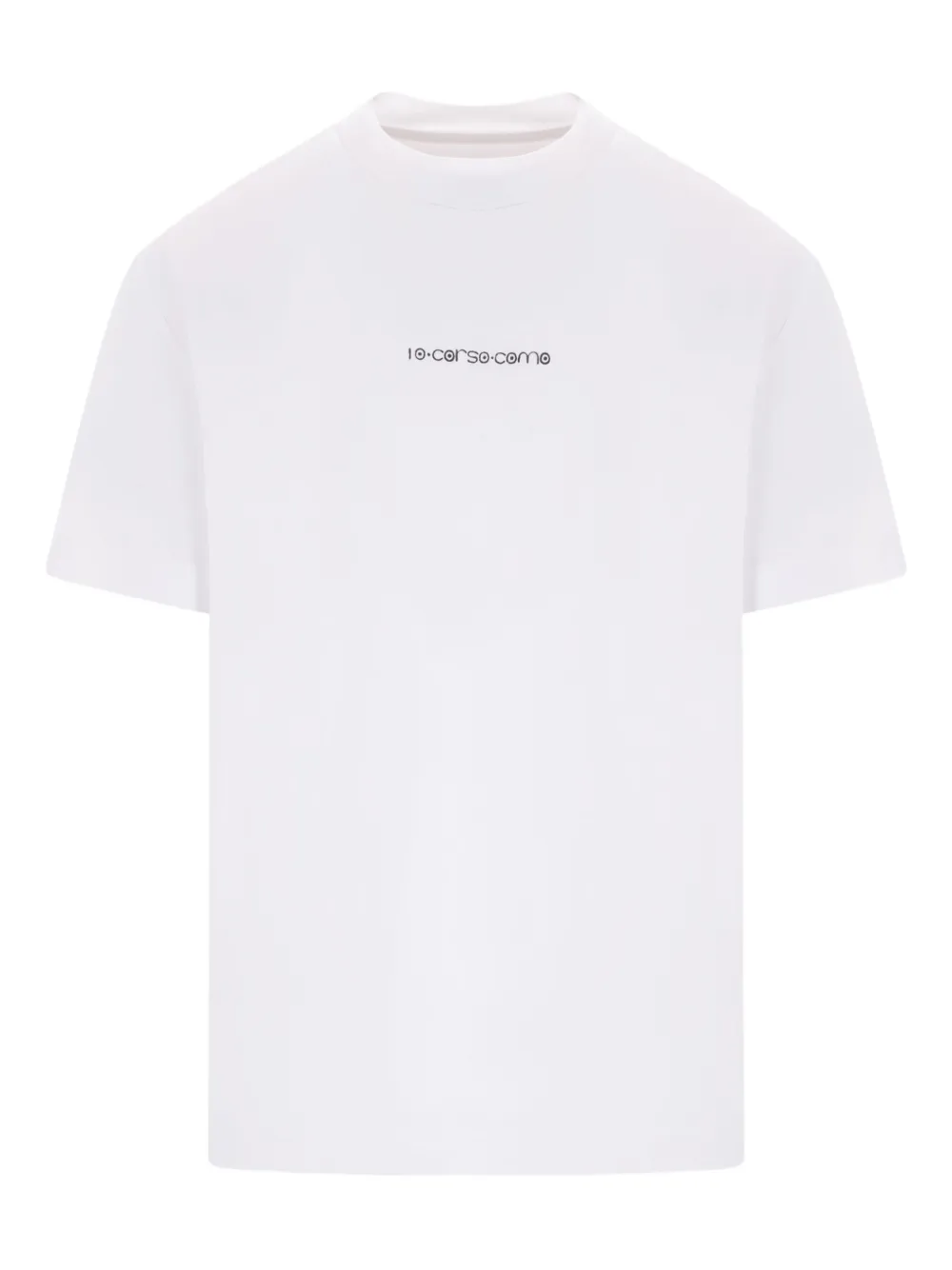 10 CORSO COMO T-shirt met logoprint Wit
