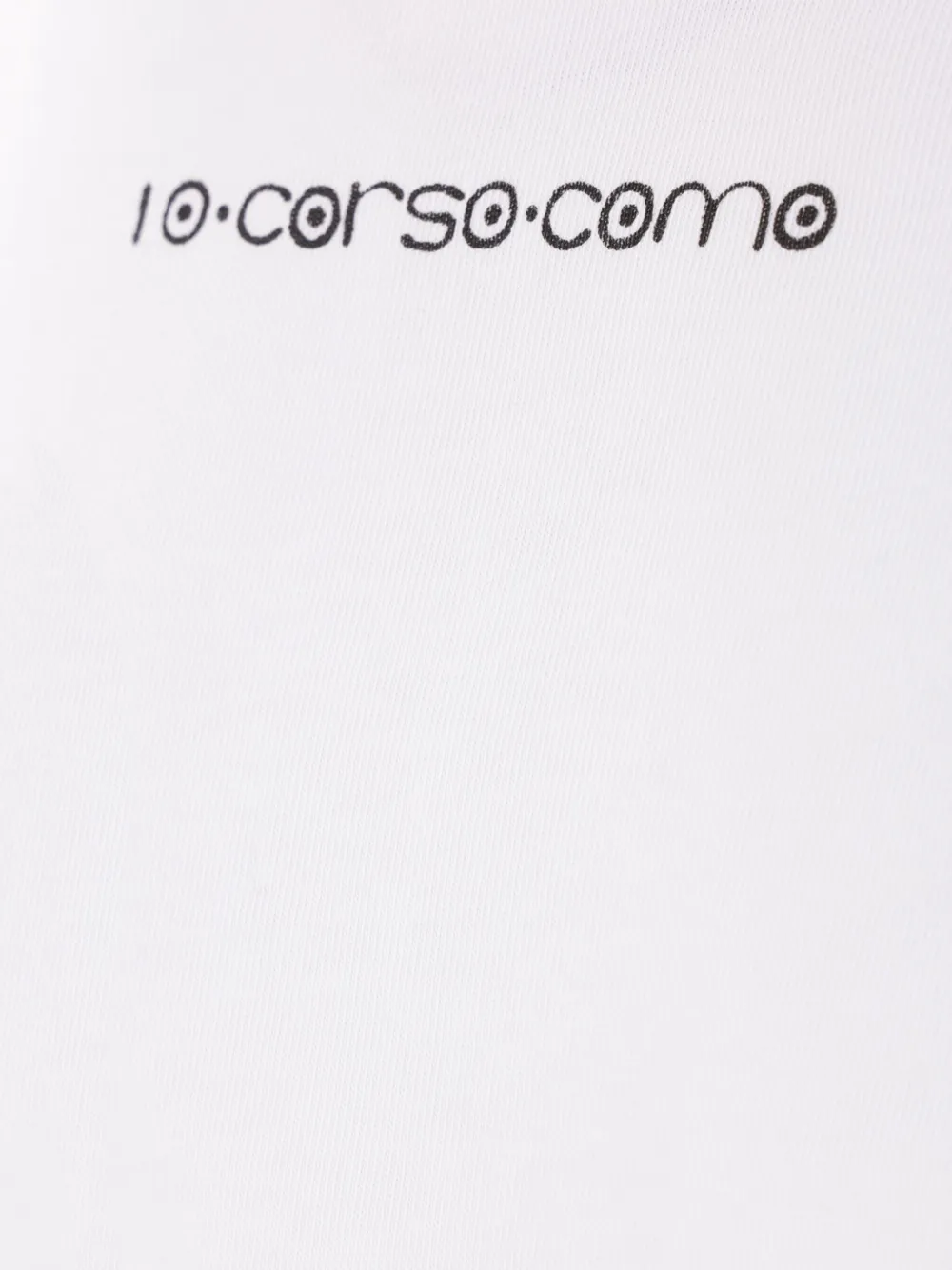 10 CORSO COMO T-shirt met logoprint Wit