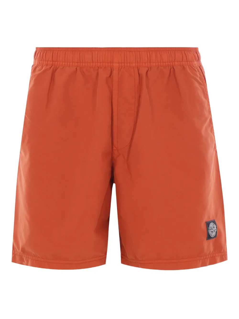 Stone Island Nylon zwembroek met opgestikte zak Oranje