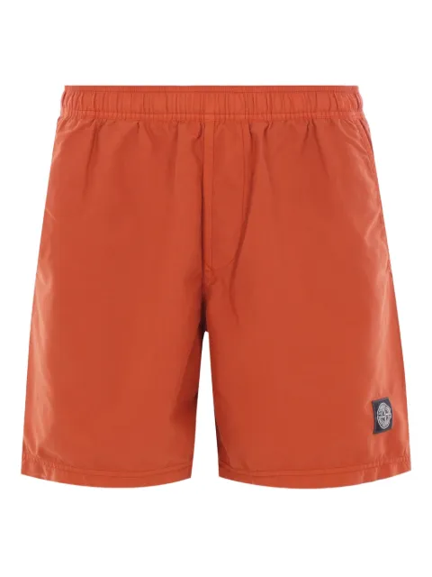 Stone Island patch-pocket nylon swim shorts