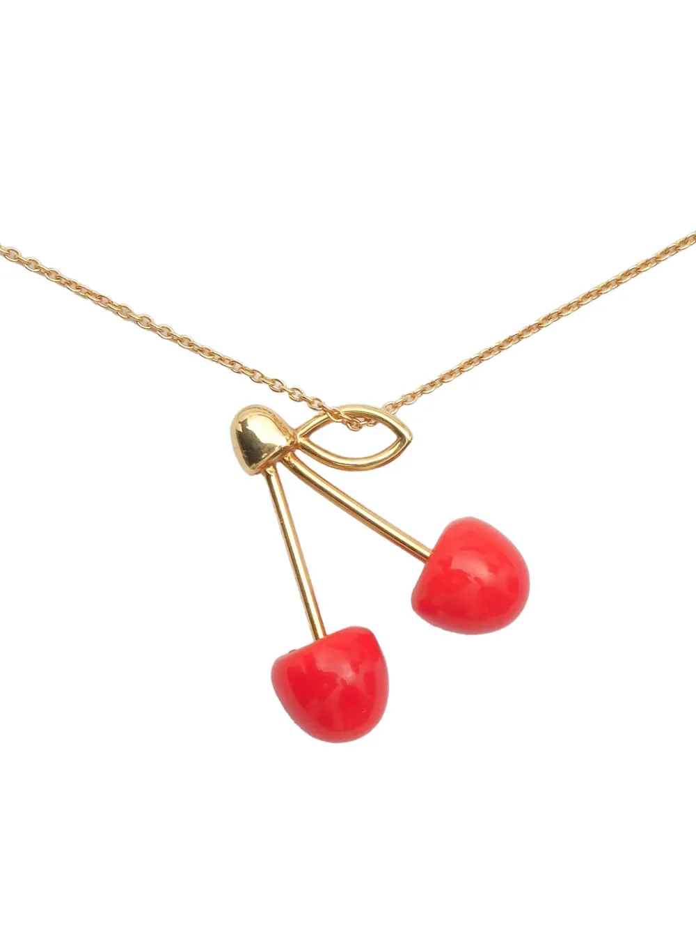 Aliita 9kt geelgouden Cereza halsketting met hanger