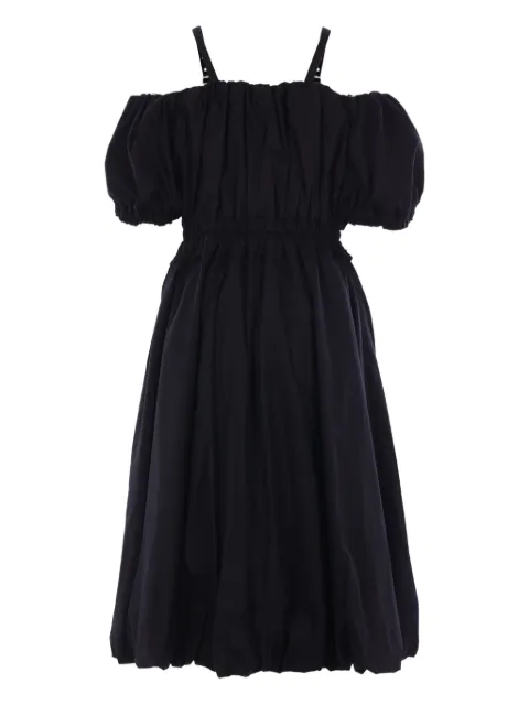Noir Kei Ninomiya balloon puff-sleeve midi dress