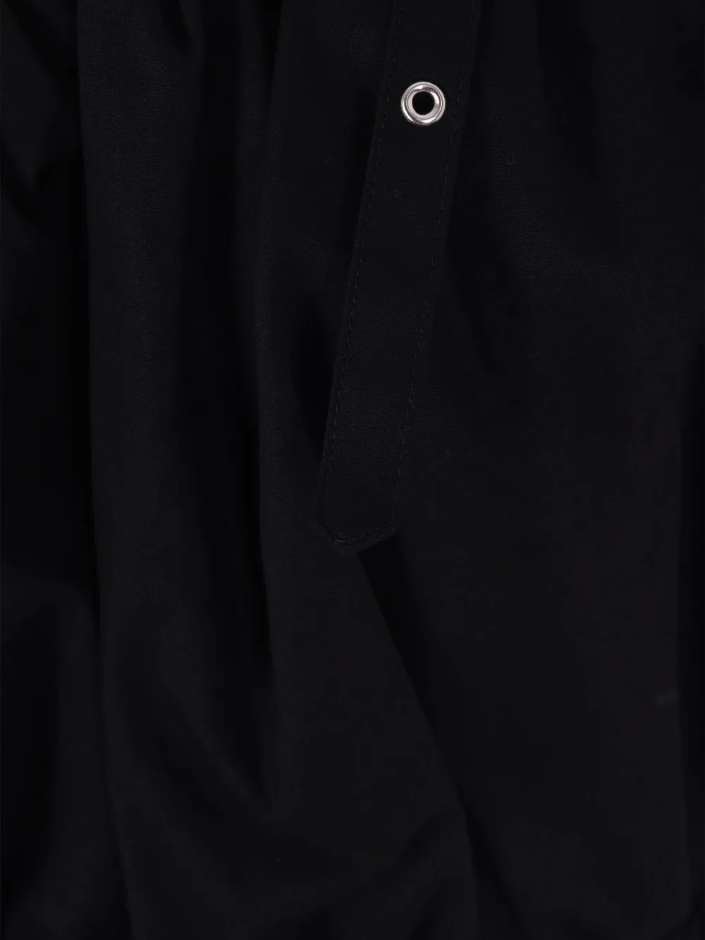 Noir Kei Ninomiya Midi-jurk met pofmouwen Zwart