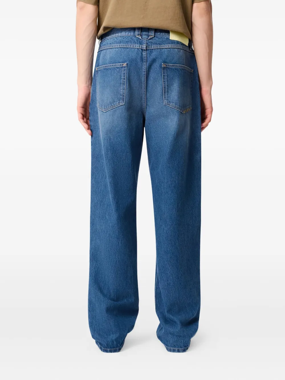 Axel Arigato Jeans met wijde pijpen Blauw