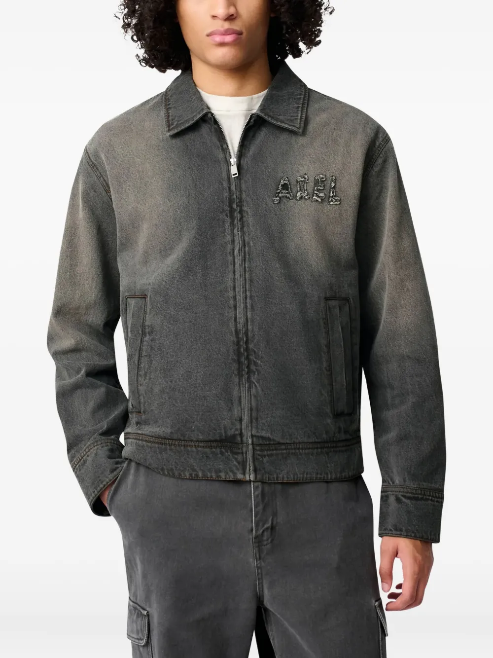 Axel Arigato Denim jack Grijs